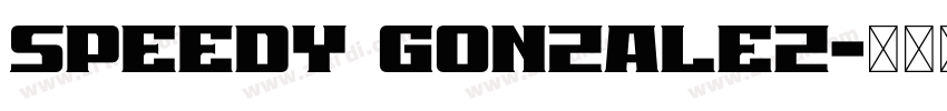Speedy González字体转换 Speedy González字体转换